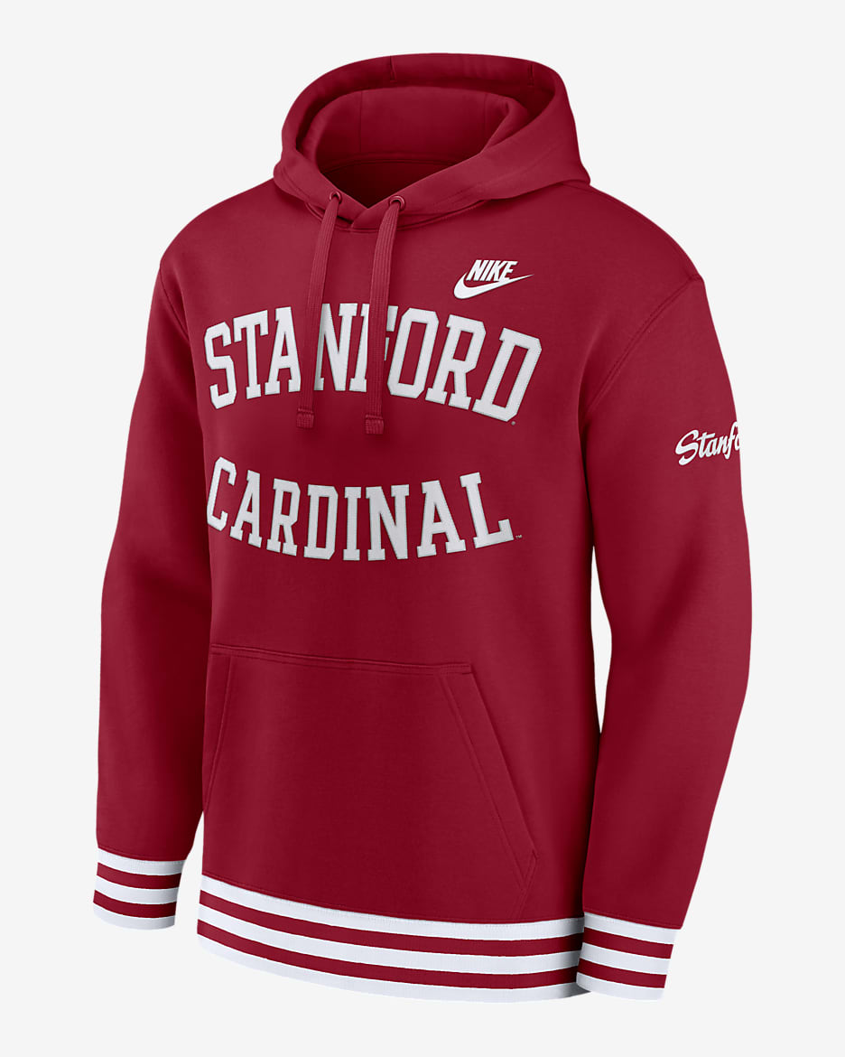 Stanford Cardinal Legacy Retro Men s Nike College Pullover Hoodie